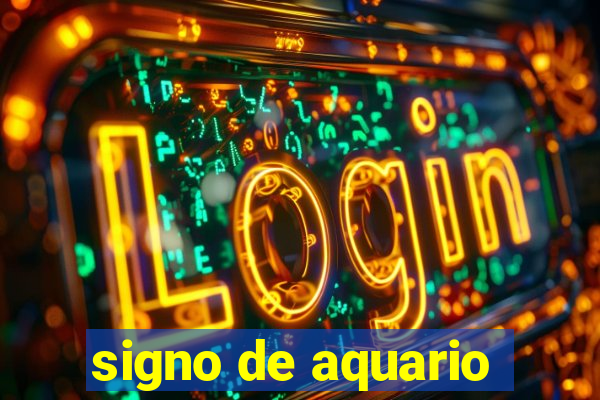 signo de aquario